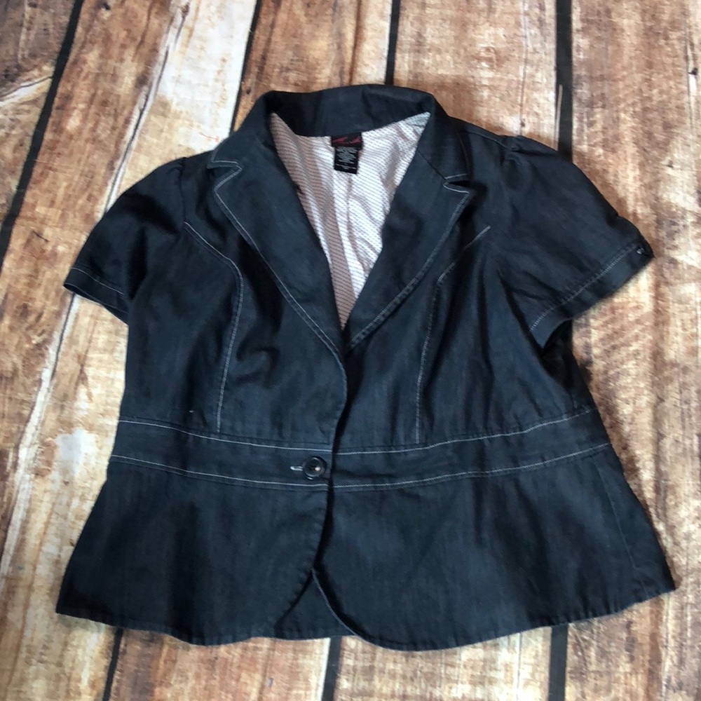 Torrid denim blazer